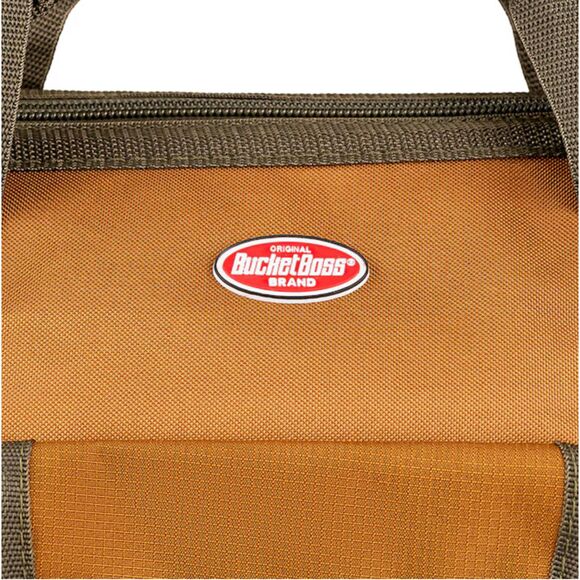 Bucket Boss Gatemouth 24"Long Boy Polyester Tool Bag, Brown & Green-NWT - Picture 3 of 14